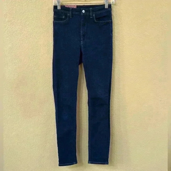 Acne Studios Bla Konst Jeans In Peg Indigo Size 27 EUC! - Picture 4 of 9